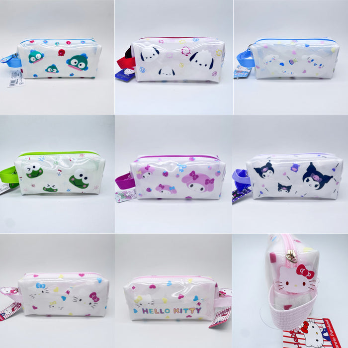 Wholesale 3pcs Cartoon PVC Pencil Case with Zipper Everyday Stationery