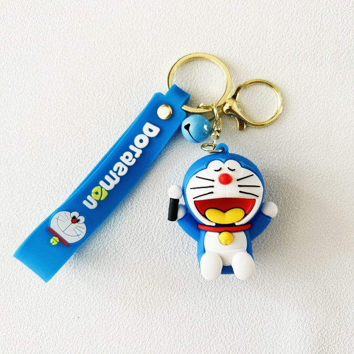 Wholesale Cute PVC Keychain Cartoon Bag Charm Car Key Accessory Gift