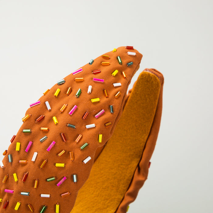 Wholesale Hand-ed glass tube headband with wide band