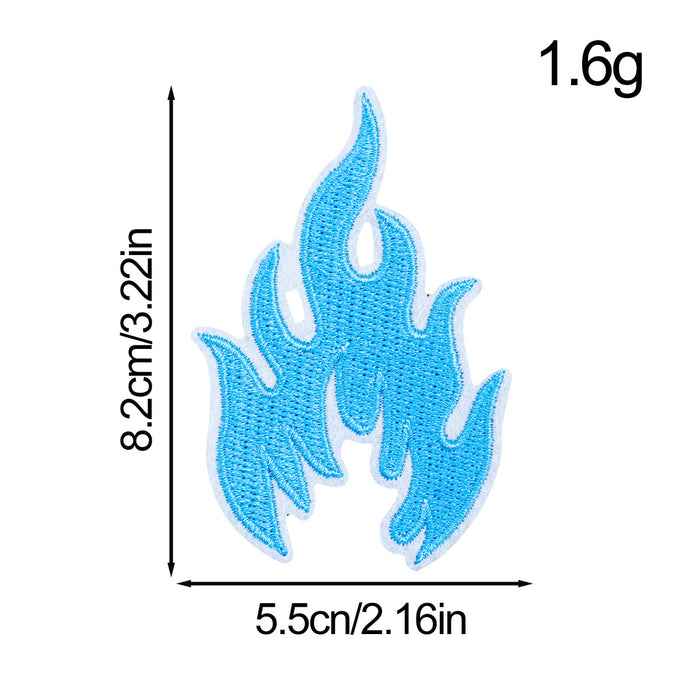 Wholesale Flame Embroidery Cloth DIY Patches