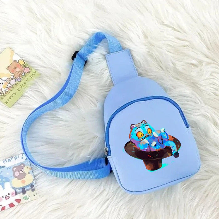 Wholesale Cute candy-colored PU leather shoulder bag suitable for both boys and girls