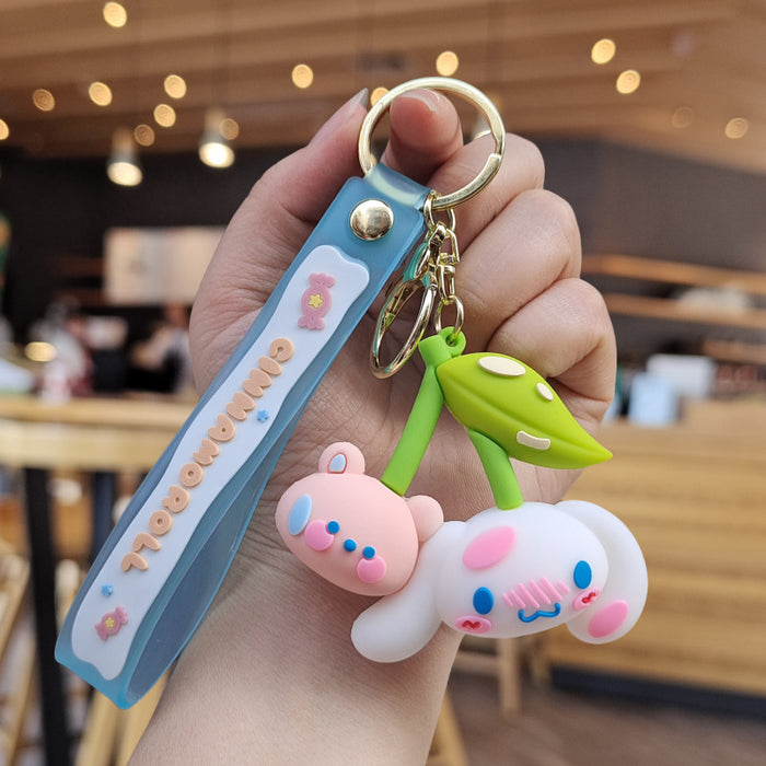 Wholesale Cartoon Silicone Doll Keychain JDC-KC-ZhuoRan023