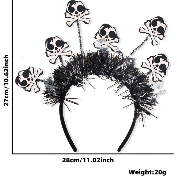 Wholesale  Headband Pumpkin  Top Headband  Party Decoration Funny Radiation Colorful Strip Headdress
