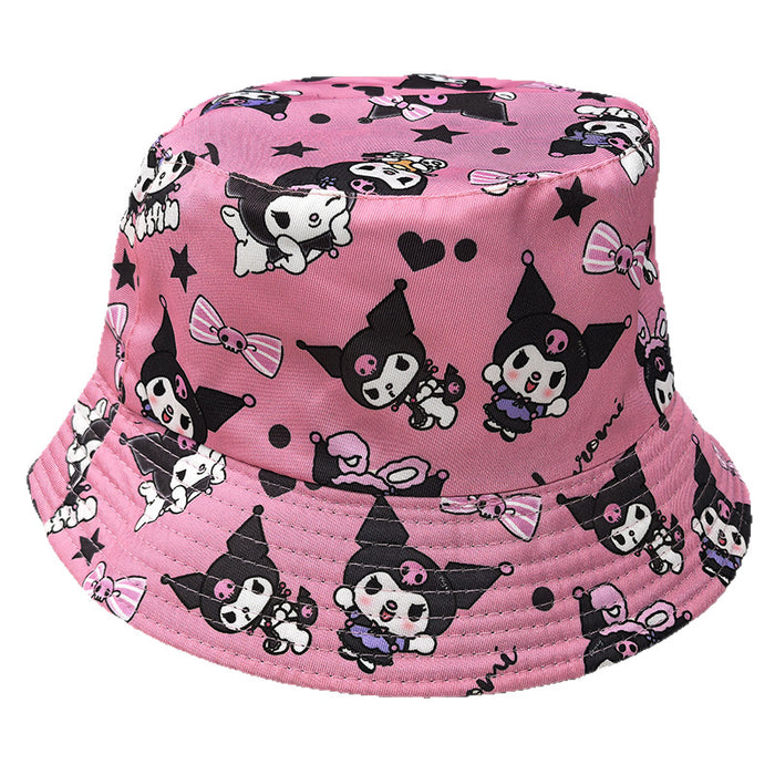 Wholesale Fisherman's hat, cute cartoon basin hat, double-sided sun protection and sunshade hat, bucket hat