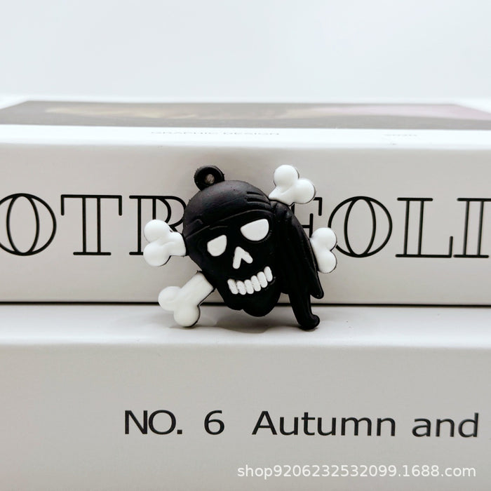 Wholesale Halloween Pumpkin Ghost Keychain Charm Soft Glue Bag Charm Gift MOQ≥2