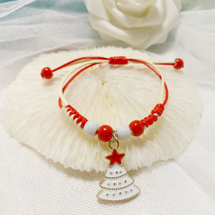 Wholesale Christmas cartoon bracelet  Christmas tree donuts deer a variety of optional manufacturers