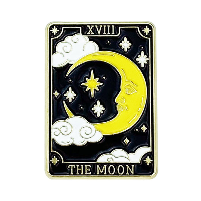 Wholesale Chic Zodiac Contion Brooch Pin Zinc Alloy Baking Paint MOQ≥2
