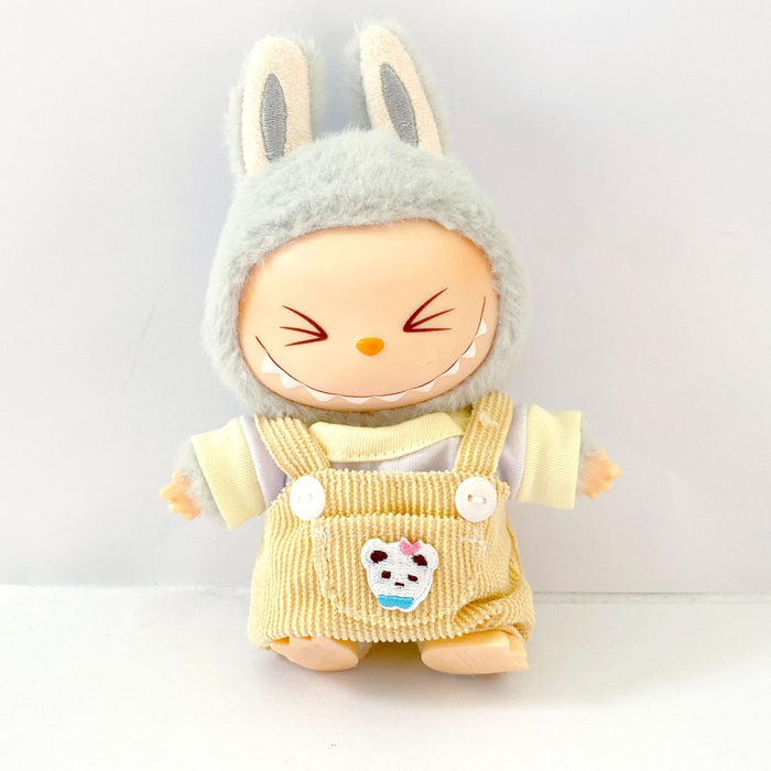 Wholesale Pendant Sitting Party Blind Box Baby Clothes Cartoon Panda Bear Overalls Set Clothes