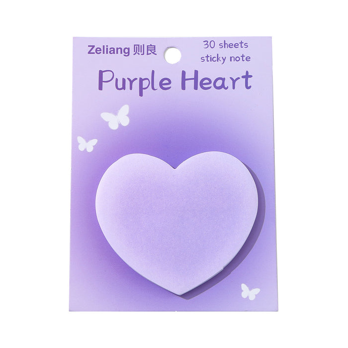 Wholesale Color Blush Halo Gradient Love Star Sticker Note