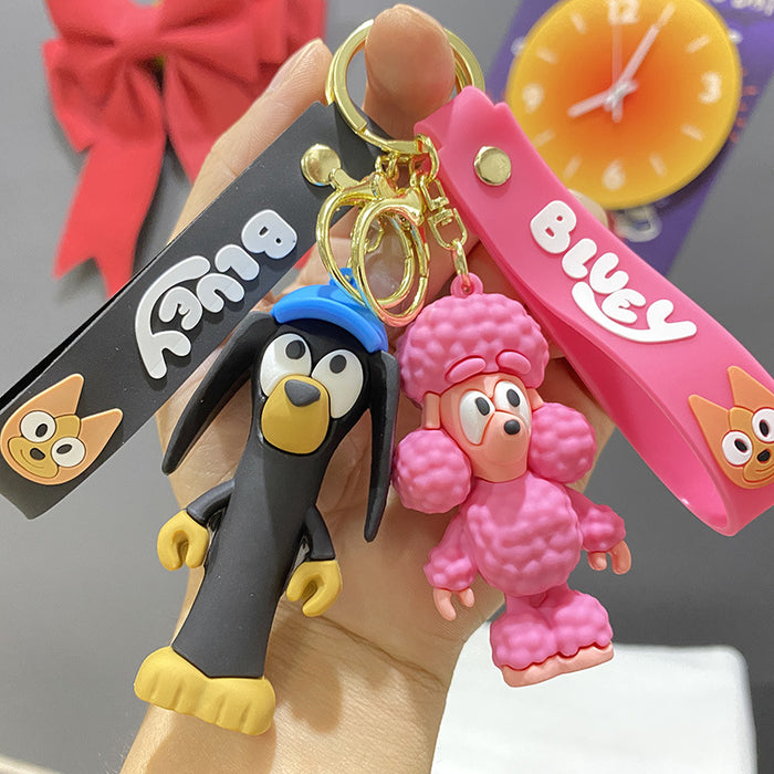 Wholesale PVC Cartoon Silicone Doll Keychain JDC-KC-YiCheng002