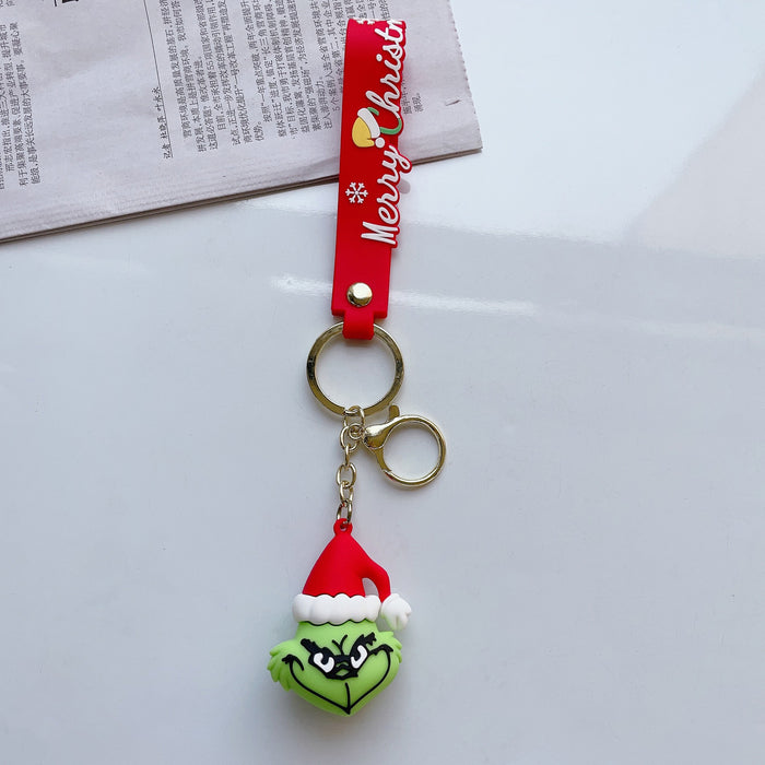 Wholesale Creative Christmas Grinch Keychain JDC-KC-JuShu007