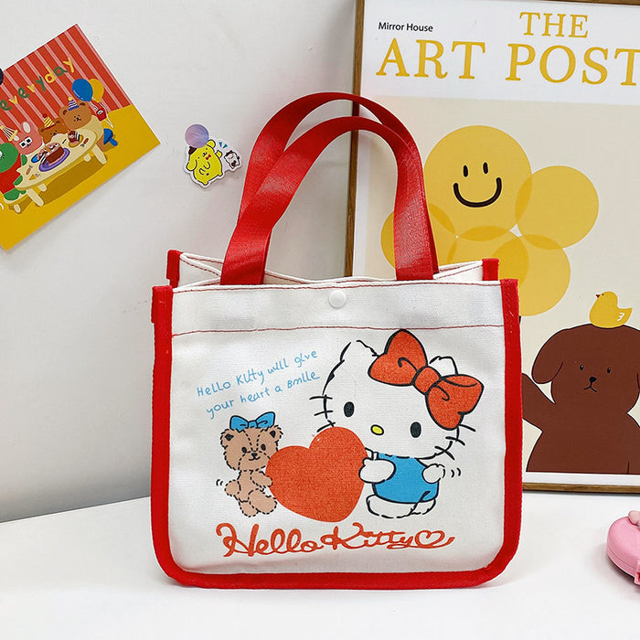 Wholesale New Manga Style Fashionable Large Capacity Premium Tote Bag Versatile Handheld Single Shoulder Canvas Bag