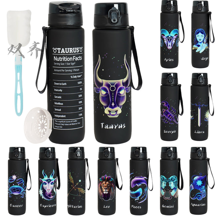 Wholesale Constellation water cup bounce cup plastic water cup