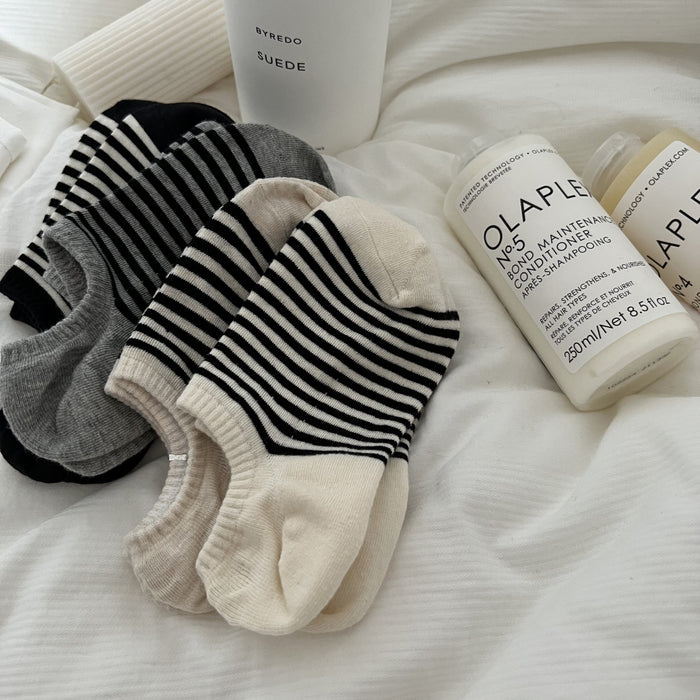 Wholesale Simple summer thin short socks with anti slip and invisible low top boat socks