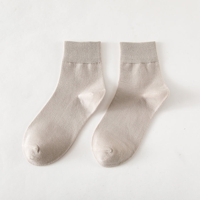Wholesale Socks made of combed cotton, mid tube socks, comfortable and casual cotton socks