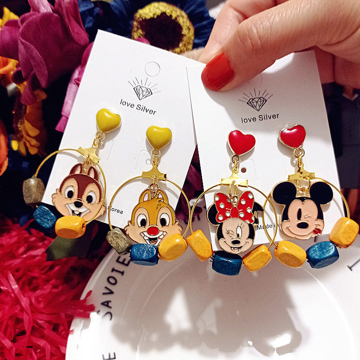 Wholesale Cartoon Resin Cute Earrings JDC-ES-Xingj042