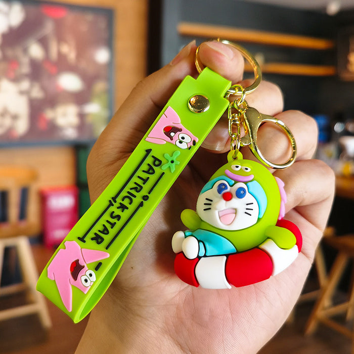 Wholesale Cartoon Doll Silicone Keychain JDC-KC-Tingm234