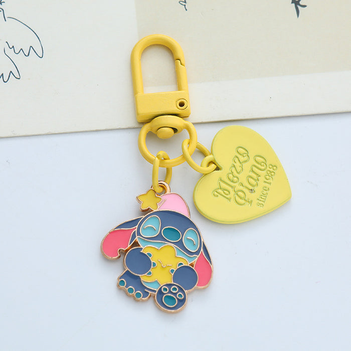 Wholesale Cartoon Key Chain Alloy Jewelry Backpack Key Pendant School Bag