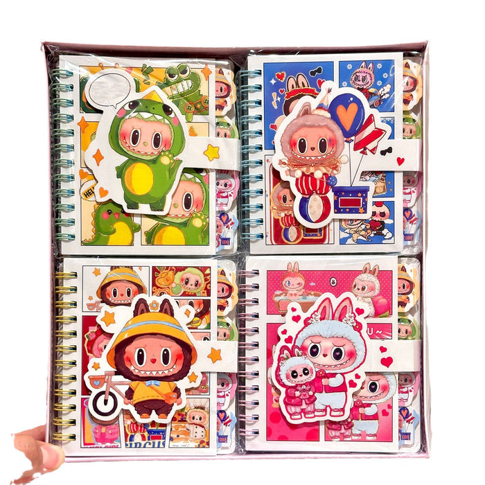 Wholesale A7 Coil Notebook Cute Cartoon Interlayer Notebook Memo Notebook Notebook Handbook