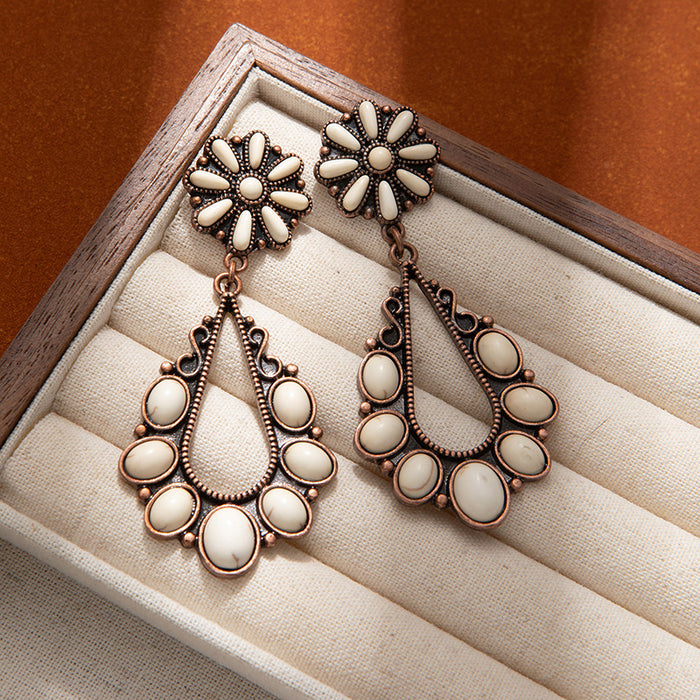 Wholesale Retro Water Drop Earrings