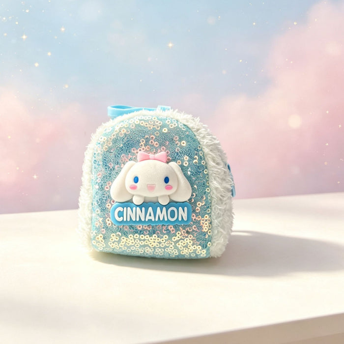 Wholesale Cartoon Sequin Purse Keychain Earphone Case Kids Gift Bag Charm