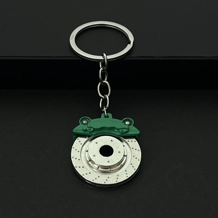 Wholesale Brake Disc Wheel Metal Keychain Car Brake Waist Hanging Key Ring Chain Pendant