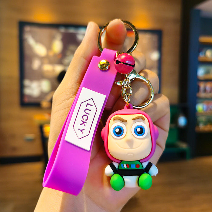 Wholesale Silicone Cartoon Doll Keychain JDC-KC-Tingm151