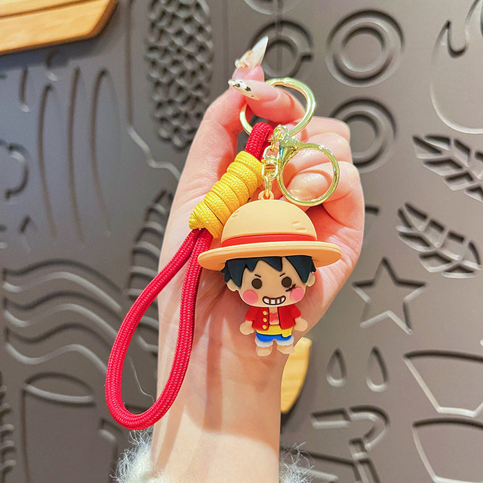 Wholesale Creative keychain, cute cartoon doll pendant, doll machine, small gift