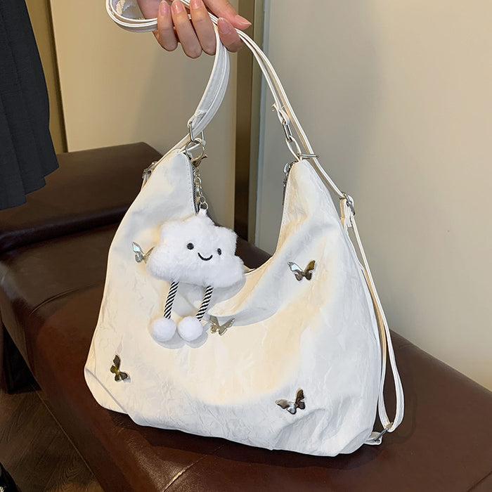 Wholesale Large capacity bag, new niche design, commuting multifunctional backpack, single shoulder, crossbody backpack