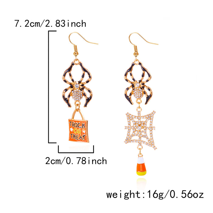 Wholesale Halloween Skeletons Ghost Pumpkin Necklace Trendy Party Jewelry