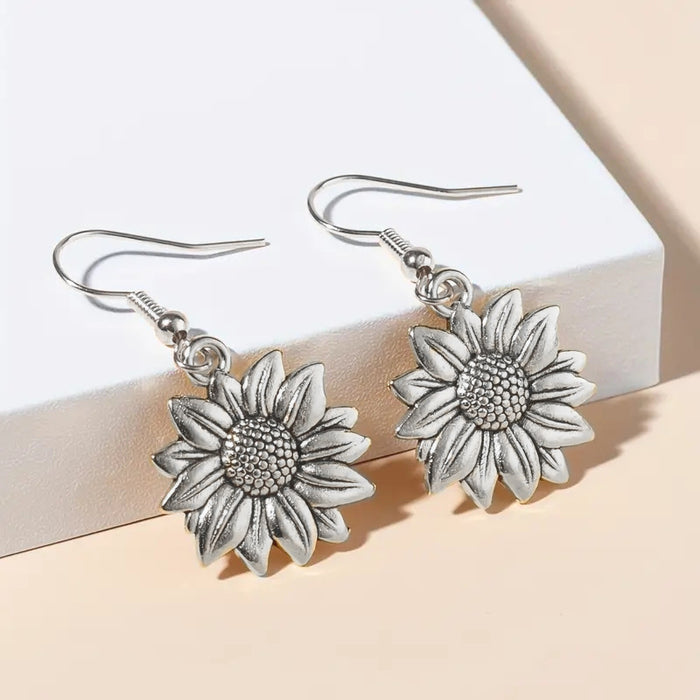 Wholesale sunflower high-grade elegant earrings new