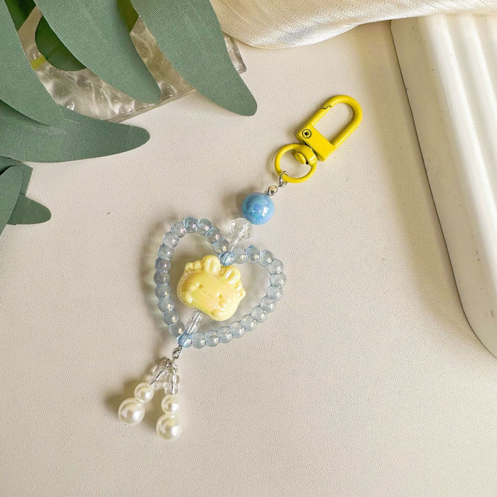 Wholesale Hat Rabbit Pearl Keychain Crossbody Bag Pendant Bag Hanging Gifts