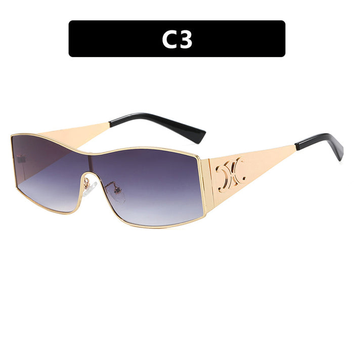 Wholesale Large frame connected sunglasses, high-end photography sunglasses, UV resistant and sunshade sunglasses