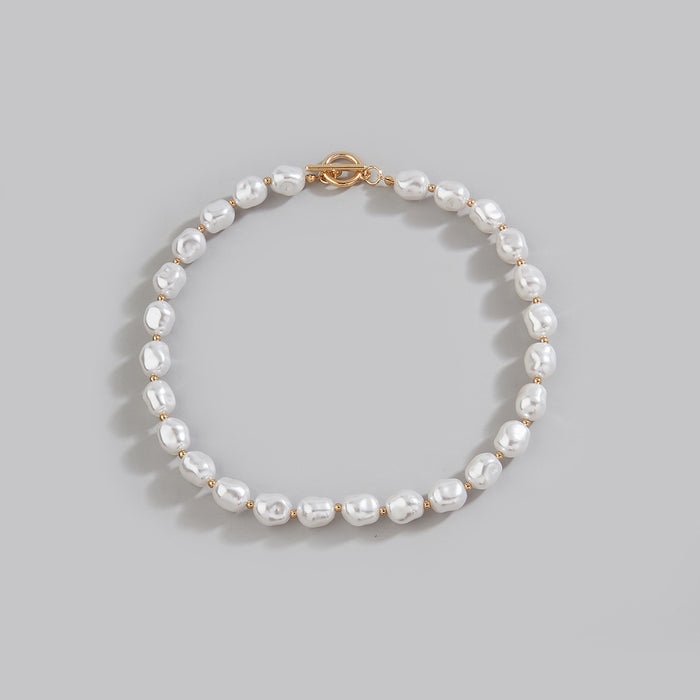 Wholesale Baroque Pearl Necklace Fashion Simple Collarbone