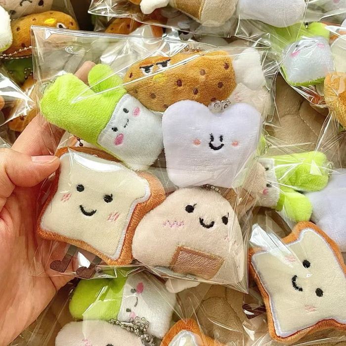 Wholesale Cute Food Pendant 5-piece Set Children's Day Gift Backpack Pendant Keychain