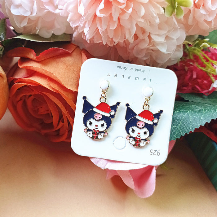 Wholesale Cute Cartoon Alloy Earrings JDC-ES-Xiaox009