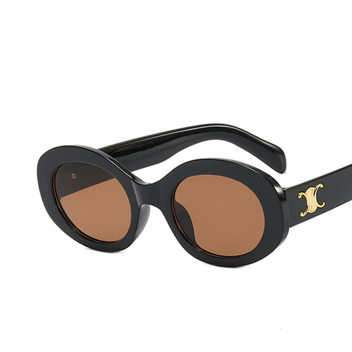 Wholesale Oval Anti-UV PC Sunglasses JDC-SG-XIa090