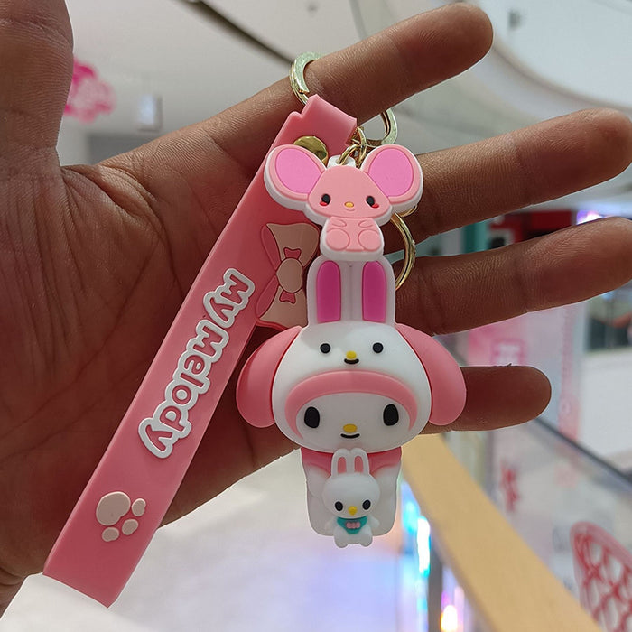 Wholesale PVC Cartoon Doll Keychain JDC-KC-KuangK021