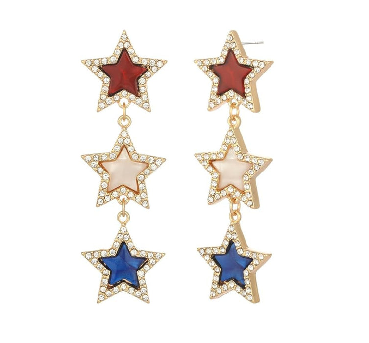 Wholesale New personalized creative star earrings with creative personality and fashion