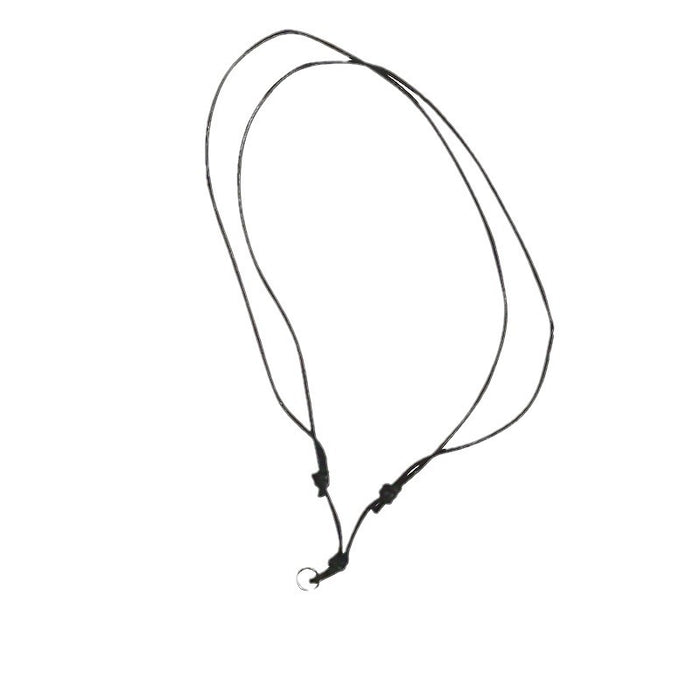 Wholesale Black woven rope adjustable pendant necklace accessory with neck hanging glasses chain anti loss and anti drop hanging rope pearl