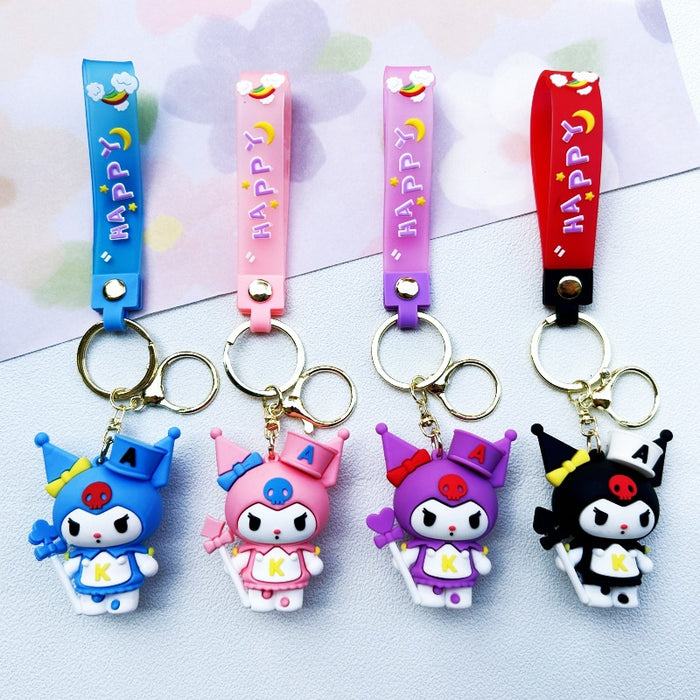 Wholesale PVC Cartoon Doll Keychain JDC-KC-WuYi269