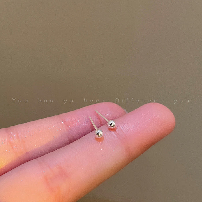 Wholesale Sterling silver needle small earrings for women, high-end, no-removal ear bone ear stick earrings