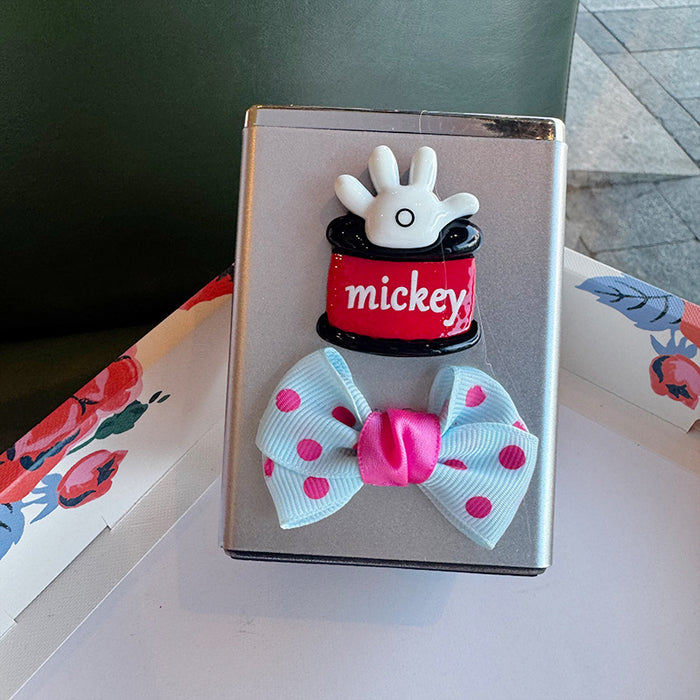 Wholesale Cartoon pen holder, creative, fashionable, cute, bow tie storage rack, office desk