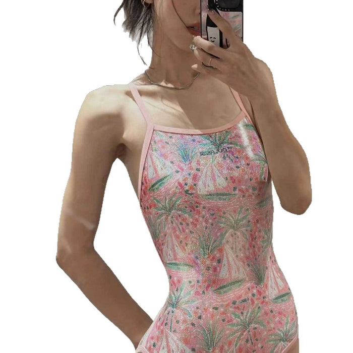 Wholesale Temperament professional racing training swimming pool jumpsuit