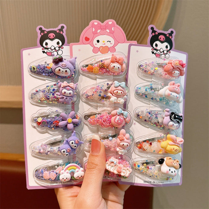 Wholesale New Children' s Tassel Hair Clip — Girls'  Cartoon Snap Clip