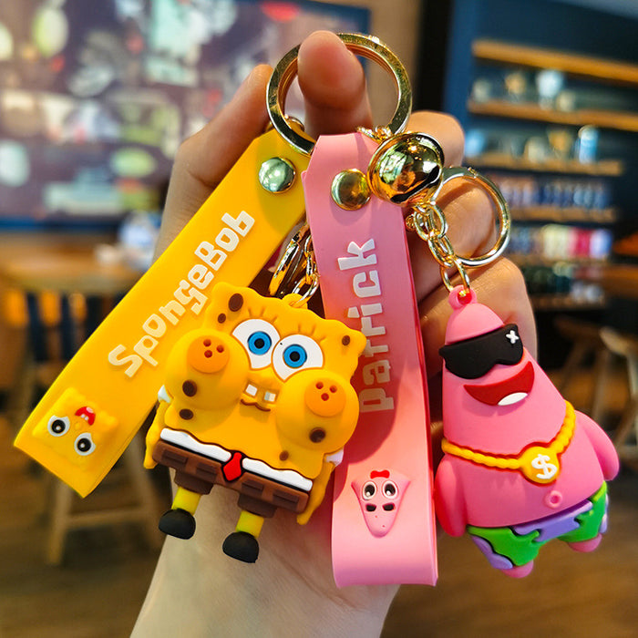 Wholesale Cartoon Doll Silicone Keychain JDC-KC-Tingm220