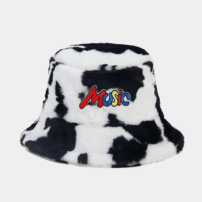 Wholesale Cow Pattern Letter Bucket Hat JDC-FH-LvY046