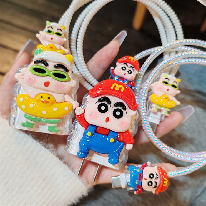 Wholesale Cartoon character charger protective case 20W