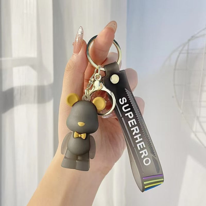 Wholesale Cartoon keychain cute key pendant car bag decoration