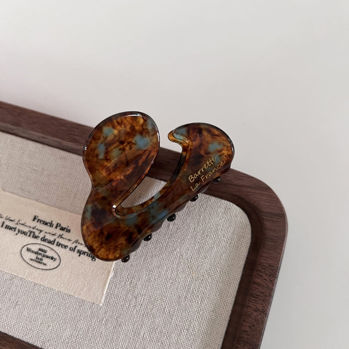 Wholesale Temperament Alien Medium Simple Half zip Hairpin with Shark Clip Hair Clip Hair Accessories